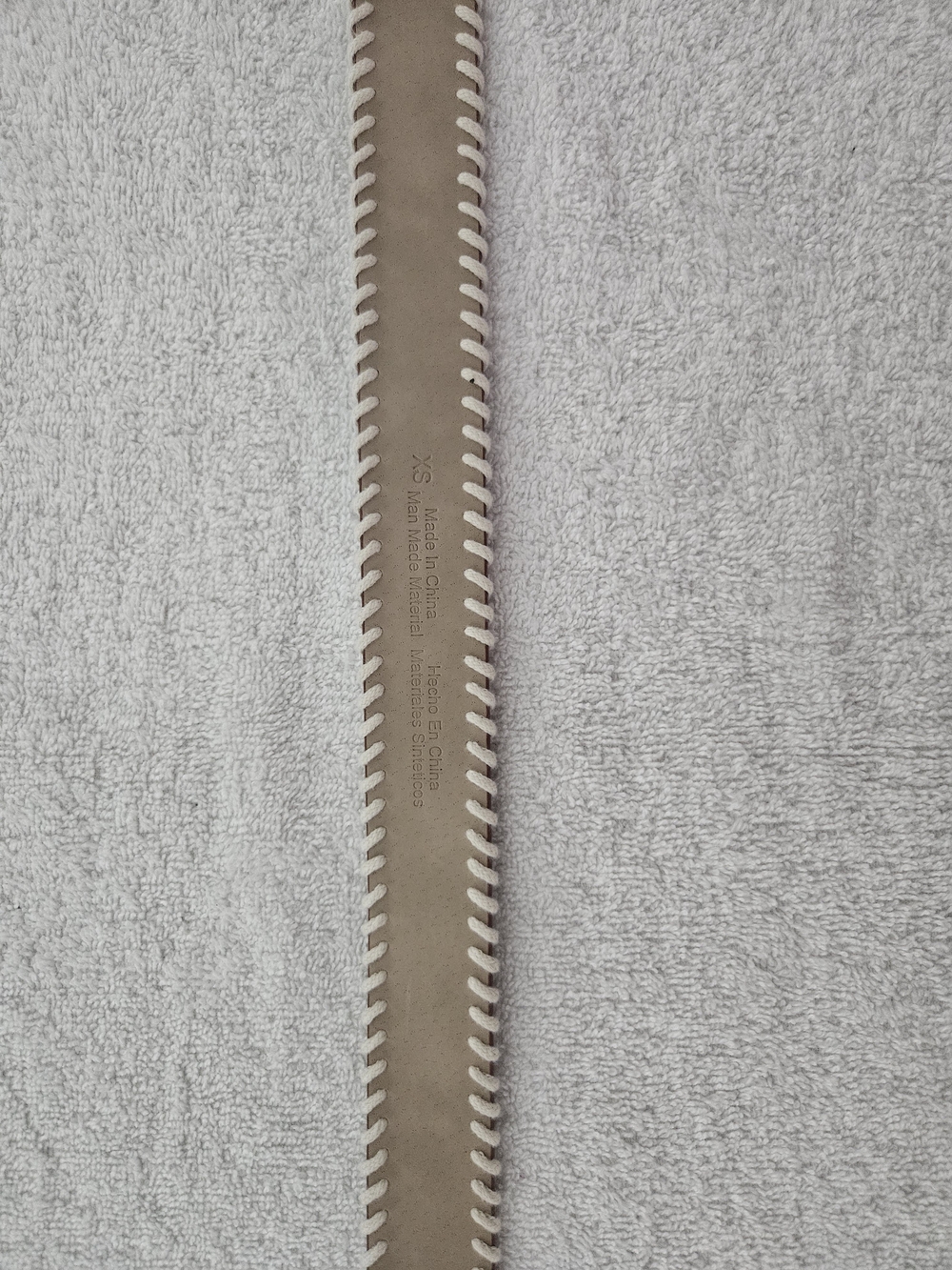 Wild Fable Brown Western Belt Engraved Silver Buckle Whipstitch Trim Size XS NWT - Picture 6 of 8